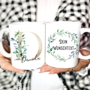 Tasse Personalisiert mit Buchstabe | Namen | Wunschtext