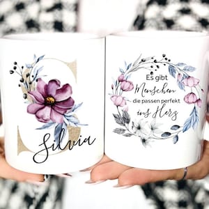 Tasse Personalisiert mit Buchstabe Namen Wunschtext