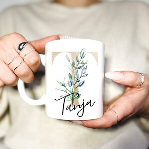 Tasse Personalisiert Tasse mit Buchstabe Tasse mit Namen Tasse mit Spruch Geschenk für Frauen Bild 7