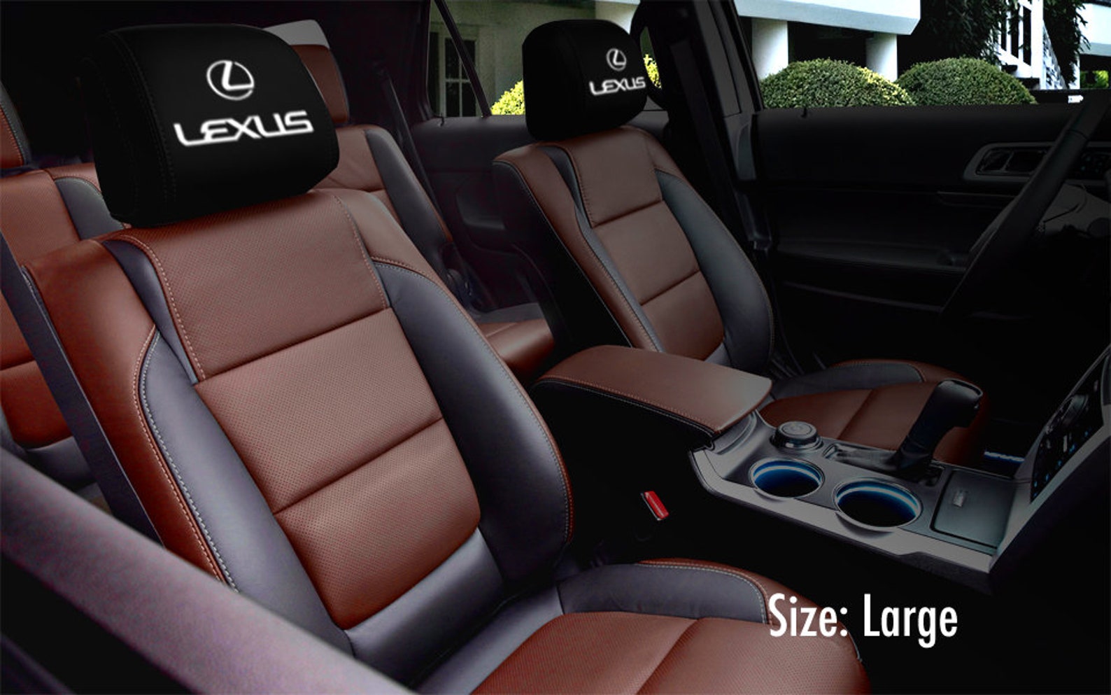 Lexus Headrest Covers 2PC Etsy