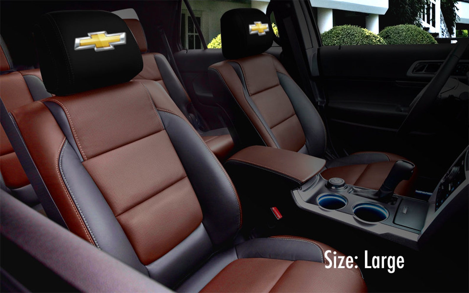 Chevy Headrest Covers 2PC Etsy