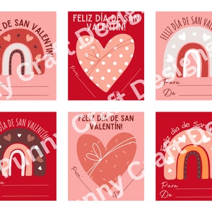 Cartoline di San Valentino SPAGNOLE stampabili