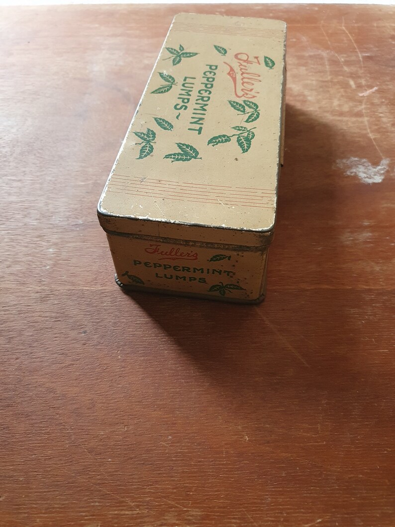 Rectangular Peppermint 1940s Fullers Peppermint Lumps Rectangular Tin - Etsy