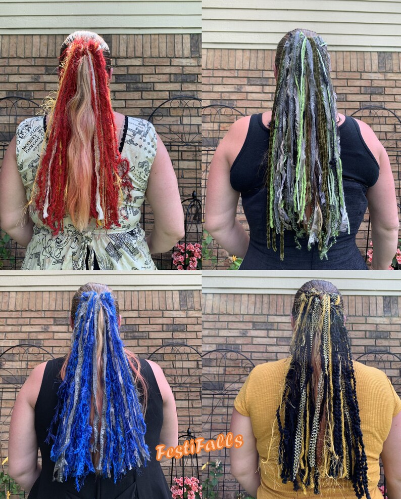 Ravenclaw Harry Potter House Inspired Yarn Hair Falls Etsy