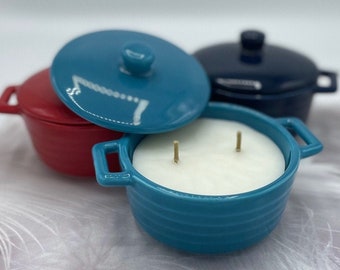 small casserole dish with lid for one