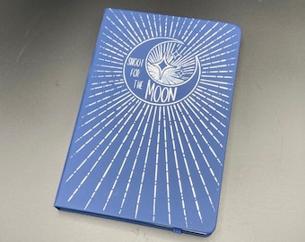 Shoot for the Moon A5 Journal (customizable)