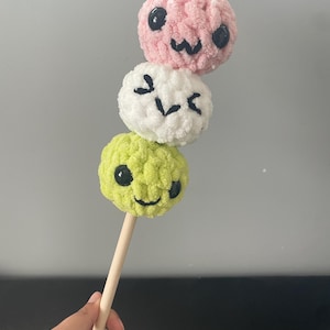 Crochet Dango Set - Removable from Dowel