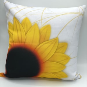 Sunflower Decorative Pillow Case