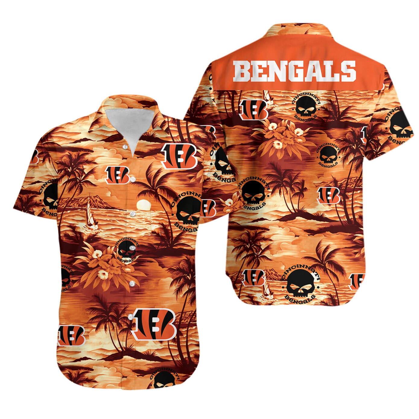 Cincinnati Bengals Hawaiian Shirt NFL Football Hawaiian For Etsy