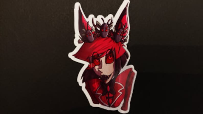 Alastor Radio Demon Hazbin Hotel Sticker Magnets image 9