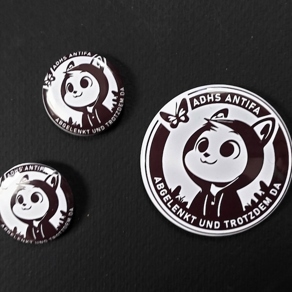 ADHS Antifa - Button 32mm 58mm