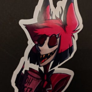 Alastor Radio Demon Hazbin Hotel Sticker Magnets Oh Deer Sticker