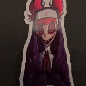 Alastor Radio Demon Hazbin Hotel Sticker Magnets Nun Sticker