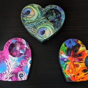 1 Valentine Heart Tea Light Candle Holder Gift Idea