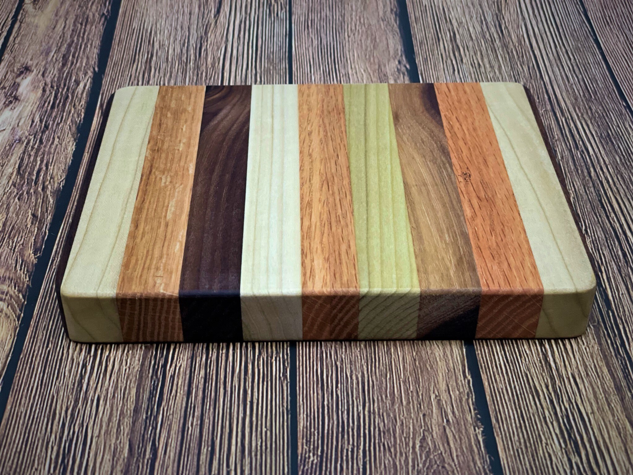 Wood Cutting Board Hot Pad Small Rectangle Etsy