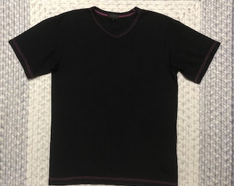 Zeldzame vintage Comme des Garçons Homme Plus T-shirts met V-hals