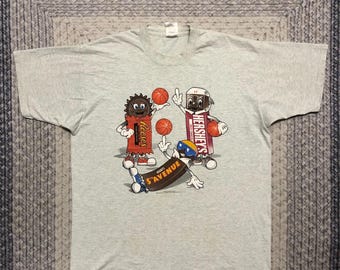Vintage 1995 Hershey Foods Corporation Tees / Size XL / Colour Grey