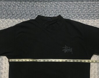 Faded Vintage 90s Stussy Dragon Big Logo Backhit Tees - Etsy