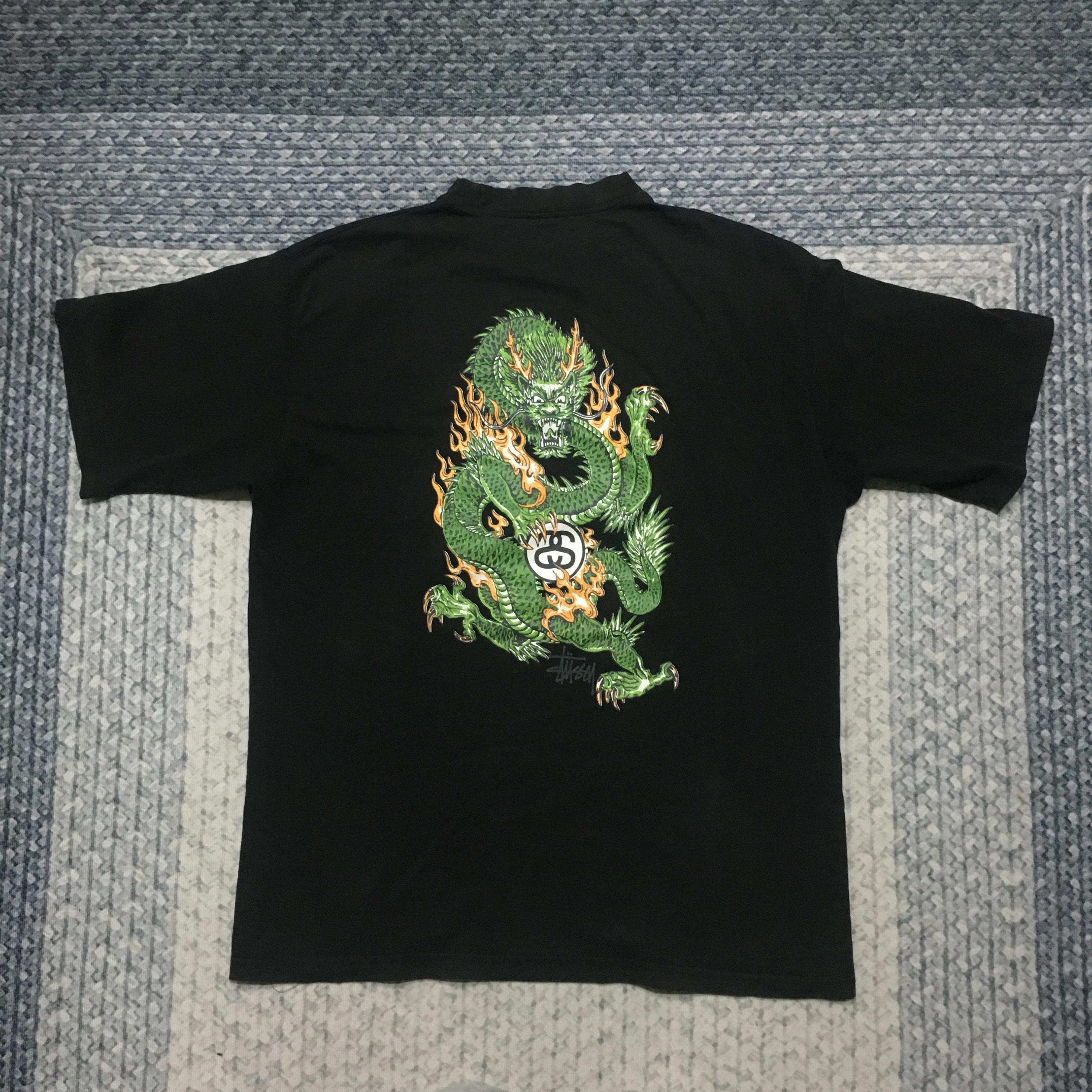 Stussy Dragon Tee - Etsy Stussy Dragon Tee - Etsy