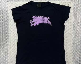 ヴィンテージ アナスイ スペルアウト ロゴ ユニライズド Tシャツ / サイズ S / カラー ブラック