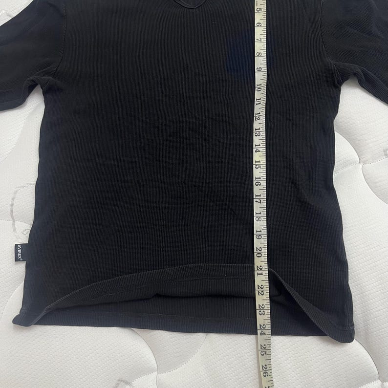 Vintage Avirex 75th Bomb Squadron Longsleeve Waffle Tees image 11