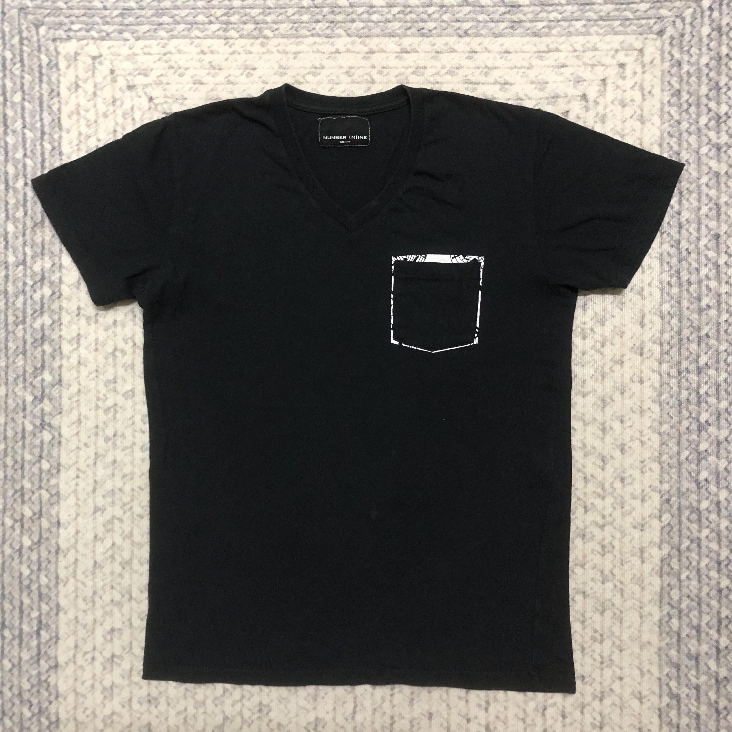 NUMBER (N)INE × A BATHING APE 9周年記念 Tシャツ 黒 ブラック