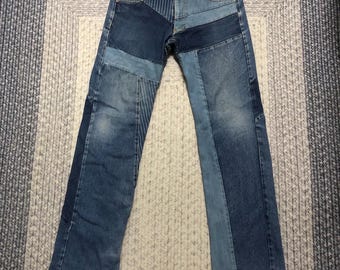 Diet Butcher Slim Skin Artisanal Patchwork Jeans
