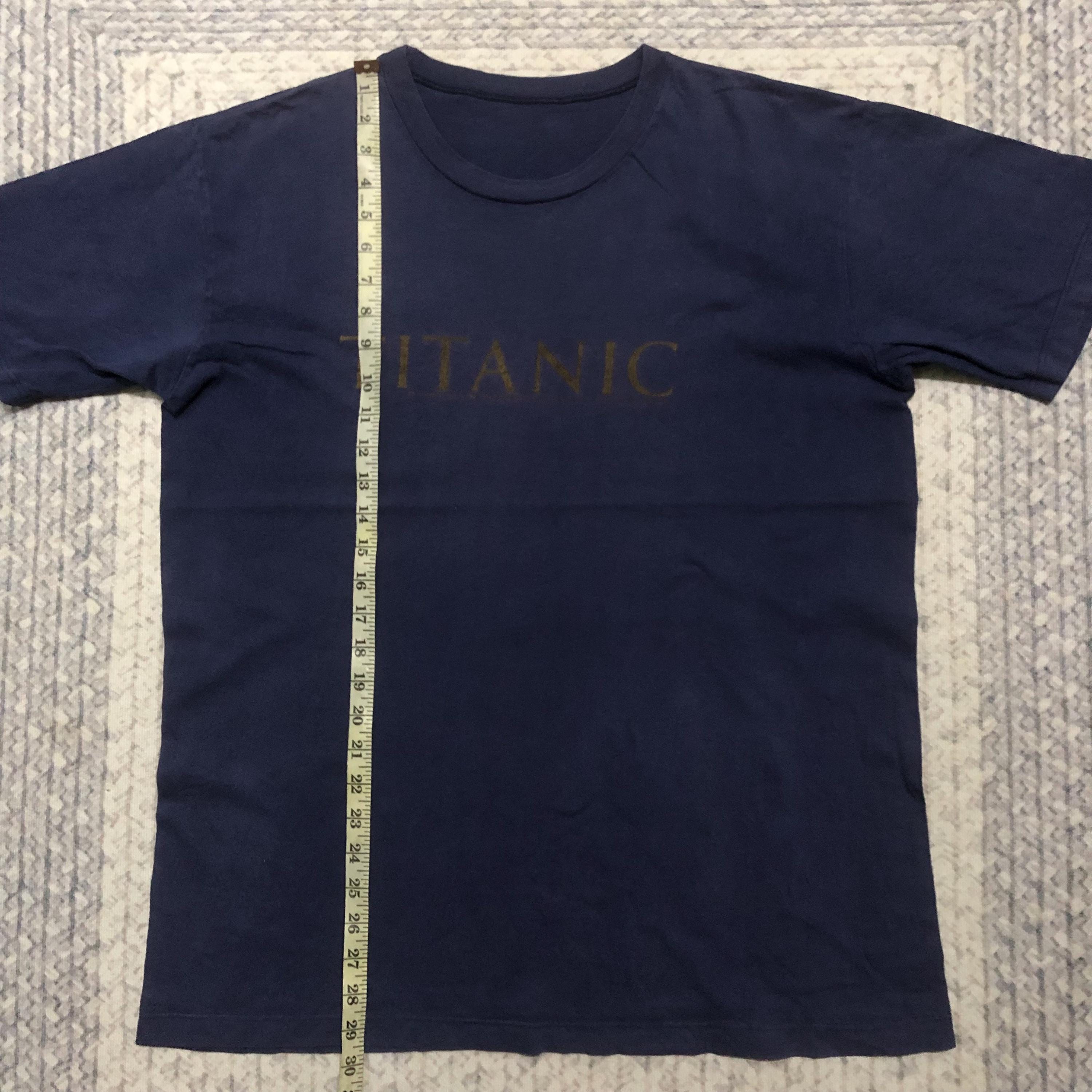 希少なダメージ加工のヴィンテージ90年代タイタニック映画Tシャツ 