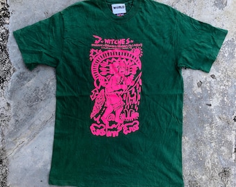 Very Rare Vintage Vivienne Westwood X Malcolm McLaren’s X Keith Haring ‘Witches’ World’s End Collection L’Hiver 1983 Tees / Size S