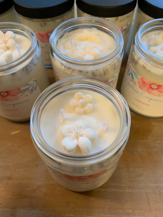 Scented Hand crafted double wick soy wax candles