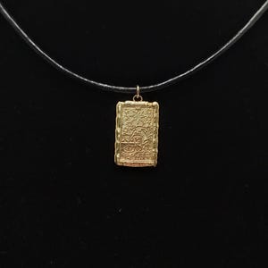Pingente de Tarô Estrela - Colar Artesanal de Bronze