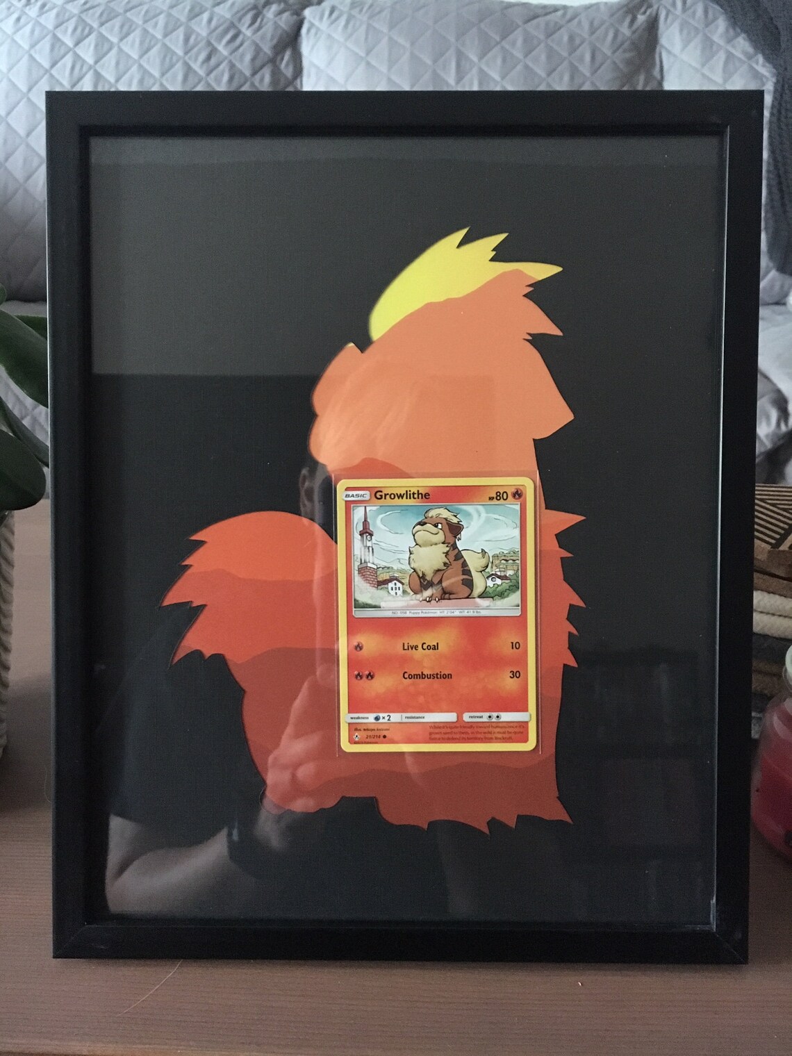 Framed Pokemon Cards Etsy