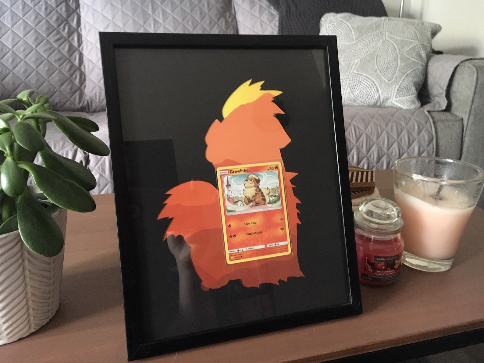 Framed Pokemon Cards Etsy