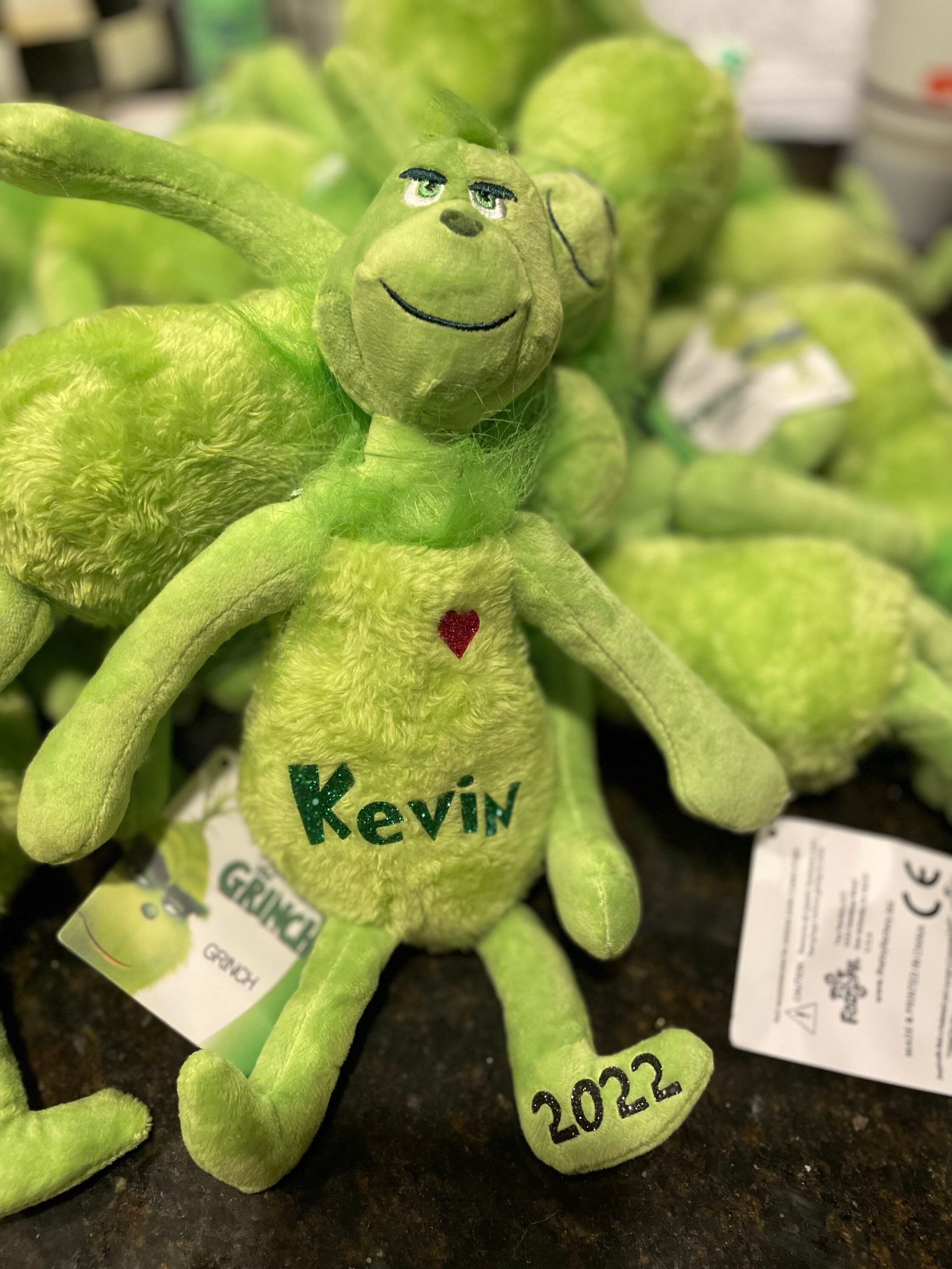 grinch plush set