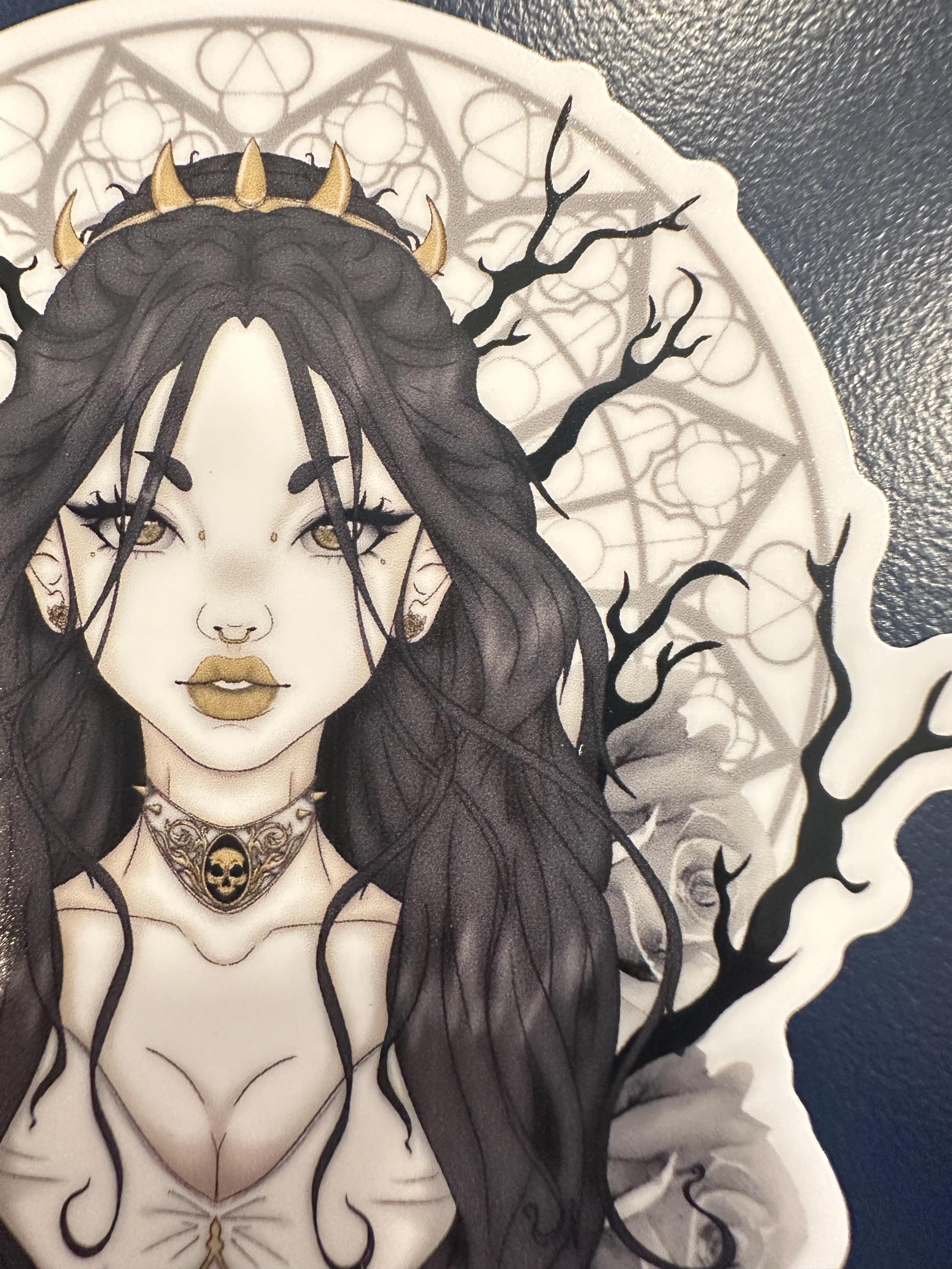 Sepia Goddess Sticker 3