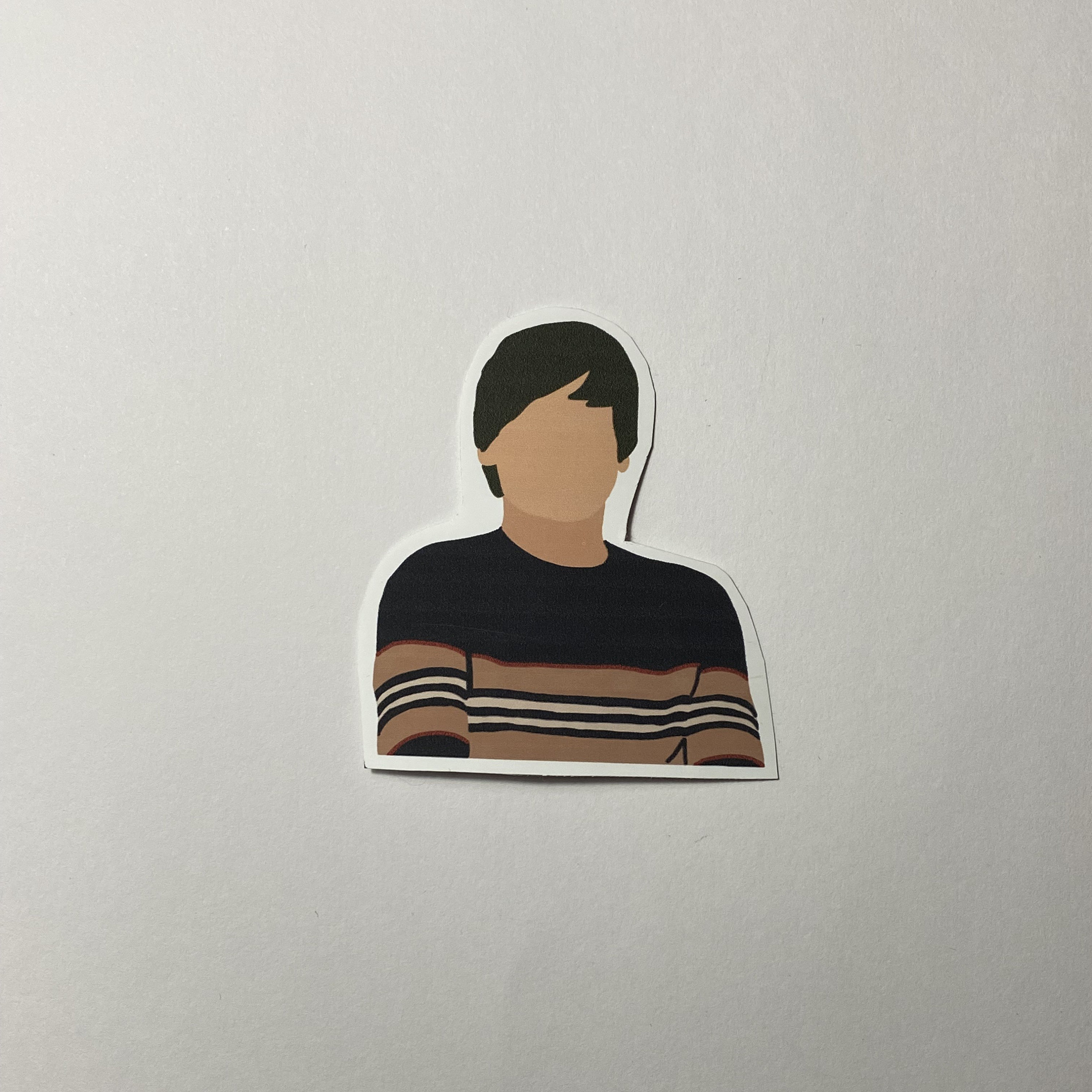 Louis Tomlinson's iconic green hoodie outfit Sticker for Sale by  artbycotton