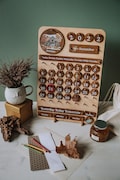 Wooden Perpetual Calendar, Montessori Homeschool Learning Tool, Educational Toy Toddlers, Daily Routine Chart product logo