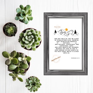 Romans 3:3-5- A beautiful poetic KJV Bible Verse Wall Art | Scripture Wall Art | Christian Printable | Digital Download | 8x10,