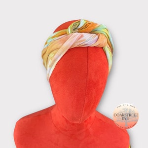 Rainbow Opal Modal Headband, Tie Dye Headwrap
