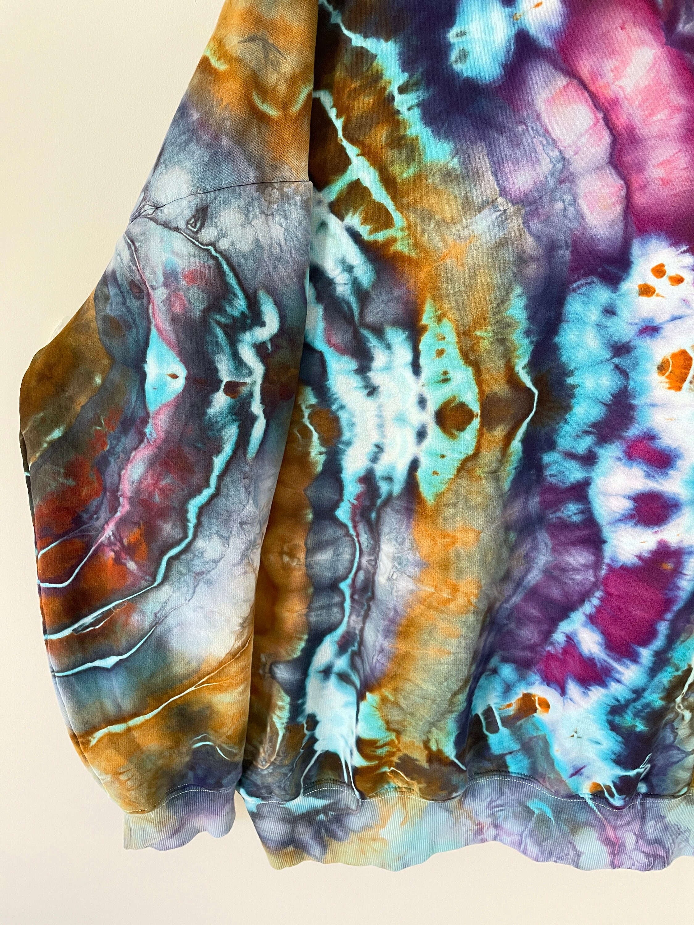 Made to Order Custom Ice Dye Hoodie, ARIZONA SKY, Tie Dye
