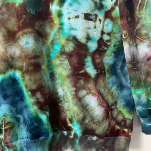 Made To Order Custom Ice Dye Hoodie, DEEP SEA, Tie Dye Hoodie, Geode Tie Dye Sweatshirt, Unisex Tie Dye zdjęcie 5