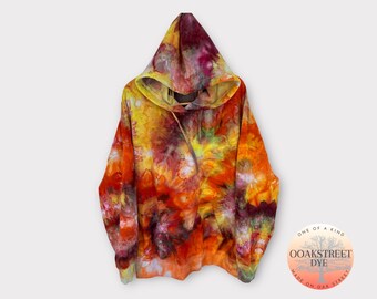 WITCHES BREW Ice Dye Hoodie, Custom Geode Tie Dye Sweatshirt