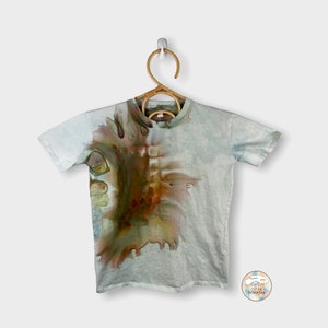 Youth Size L Tie Dye T-shirt, Kids Ice Dye Tee, Kids Tie Dye T-Shirt