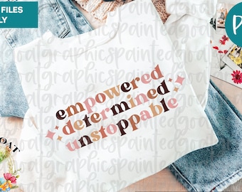 Feminist Empowerment PNG: Woman Quote Graphic (Digital File)