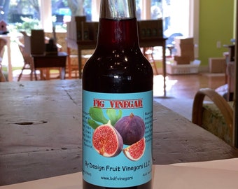 Handcrafted Fig Vinegar!   Made only from fresh figs --  Marinades, sauces, glazes, and dressing can take new rich exotic flavors.