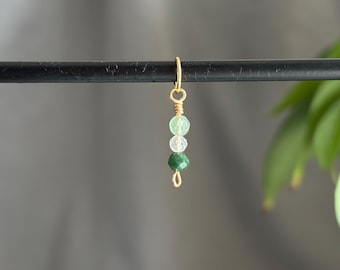 Kryształowy wisiorek z symbolem zodiaku, kryształowy wisiorek z koralikami z miesiąca urodzenia, biżuteria duchowa z symbolem zodiaku, kryształowy wisiorek z drutu, zaprojektuj własny