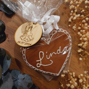 Tischkarten Hochzeit, Platzkarten Hochzeit, Tischkarten, Tischkarten Lebkuchen, Lebkuchenherz mit Namen, Gastgeschenk