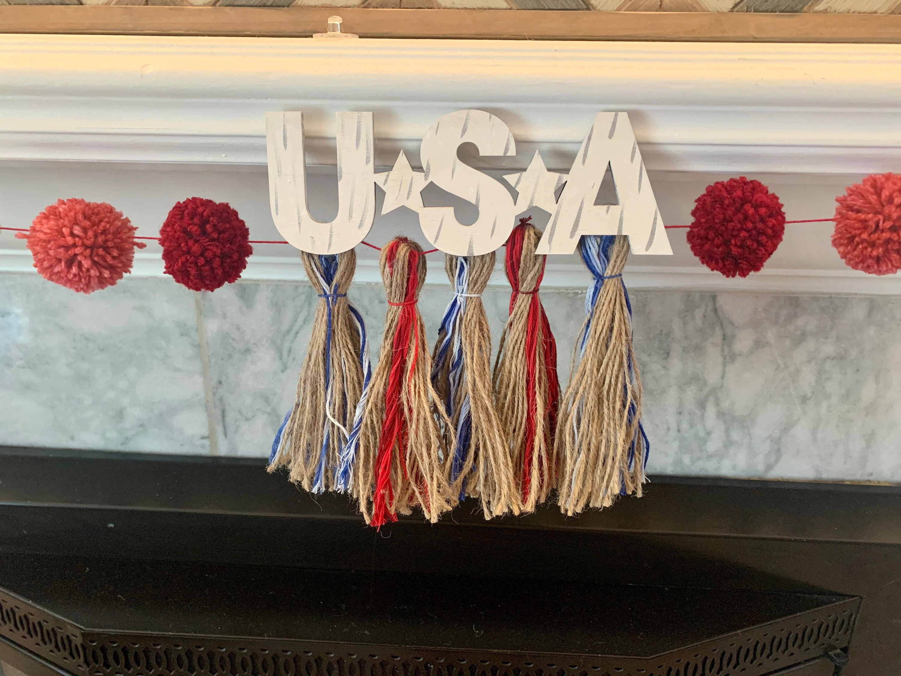 USA Garland Etsy
