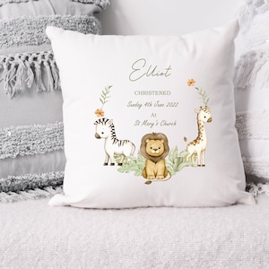 Personalised Christening cushion -Baby cushion - Baptised cushion - Personalised cushion - Christening Gifts - Baby Keepsake