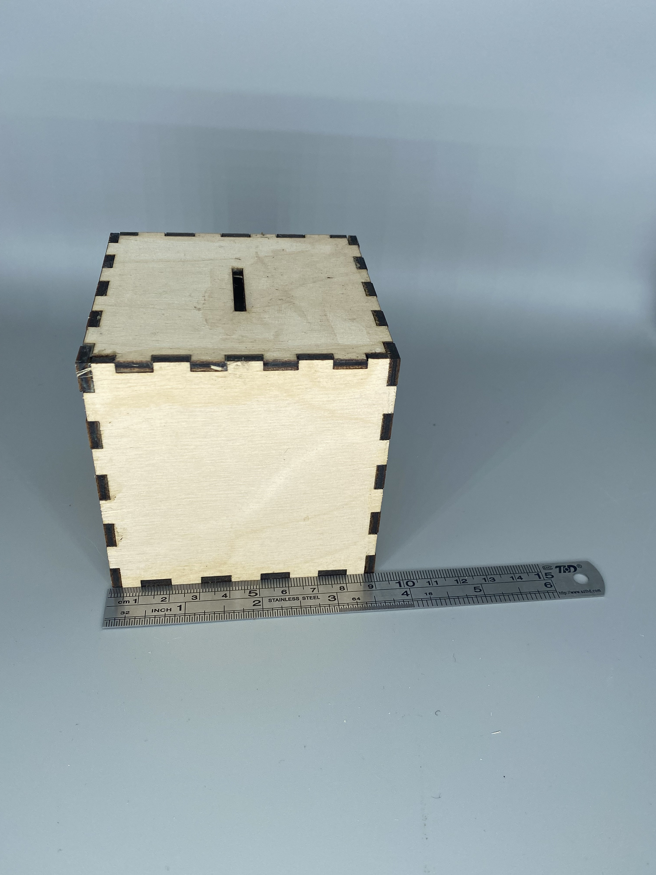 Personalised money box Wooden money box Kids Craft Project Etsy